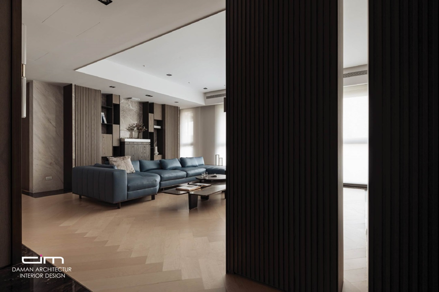 現代豪宅日式風格最常使用的材質為木質調表現原材質肌理之美。