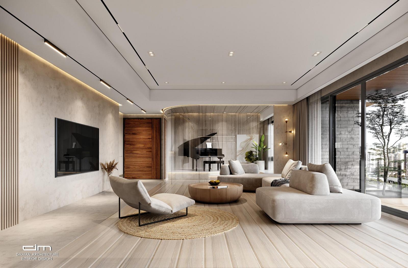 豪宅設計才會出現的獨立視聽室，給予平台式鋼琴一個舞台